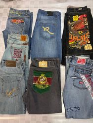 R116 Herren Baggy HipHop Designer Jeans