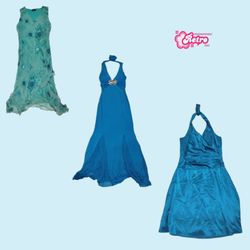 Y2K Oceancore Midi Dress