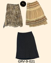 Women’s Brown Poly Skirt – Timeless Style & Premiu..
