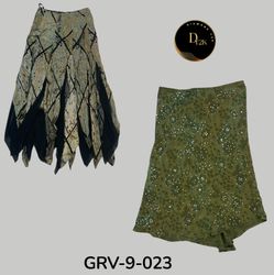 Green Poly Skirt for Women – Lightweight, Durable ..