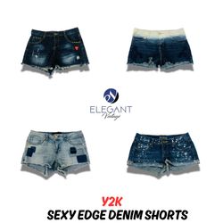 Y2K Sexy Edge Denim Shorts - EV0922