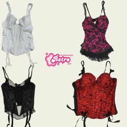 Y2K Dark Tone Corset (Sep-32)