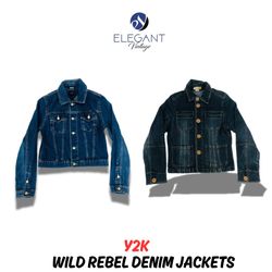 Y2K Wild Rebel Denim Jackets - EV0929