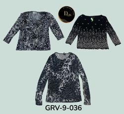 Schwarz & Weiß Bluse mit langen Ärmeln – Schicker ..