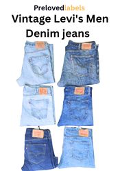 Vintage Herren Levi’s Denim Jeans Bundle – | WCV 1..