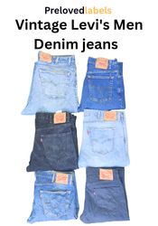 Vintage Herren Levi’s Denim Jeans Bundle – WCV 125