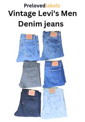 Vintage Herren Levi’s Denim Jeans Bundle – WCV 127