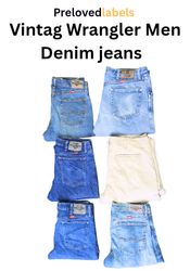 Vintage Men’s Wrangler Denim Jeans Bundle – WCV 12..