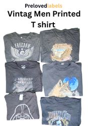 Lot de T-shirts imprimés vintage pour hommes – WCV..