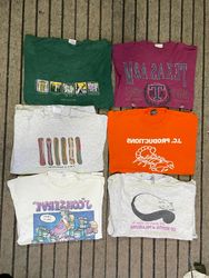 Lot de T-shirts pour hommes à une couture vintage ..