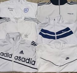 Nike and adidas track jacket and windbreaker