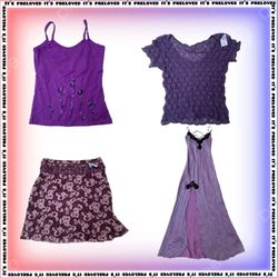 Lavendor Bloom top, vestiti, gonne (SS-1218)