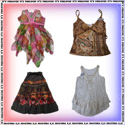 Top, vestiti, gonne in stile grunge street Y2k (SS..