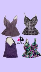 Y2k Retro Lavender Camis (M-089)