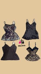 Y2k Animal Print Camis (M-090)