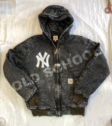 Jaqueta Carhartt Acid Washed Yankee Reworked Style