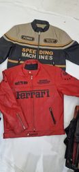 Men's vintage café racer leather jackets