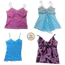 Y2K süße Cami Mesh Tops AT4