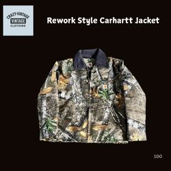 Giacche Carhartt Camo Detroit Rework Style