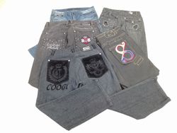 CR5070 Vintage Retro Classic Designer Jeans