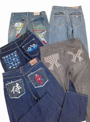 CR5074 Vintage Retro Designer Jeans Bundle – Adult..