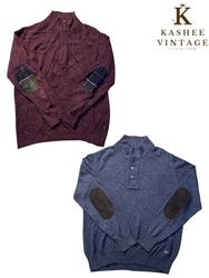 BARBOUR sweaters and zippers