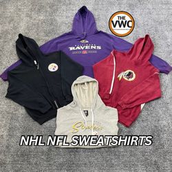 NFL NHL sweatshirts