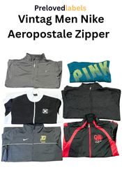 Vintage Men’s Zipper Hoodie Bundle – Nike, Aeropos..