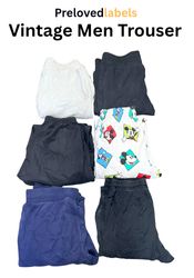 Pacote de Calças Vintage Masculinas