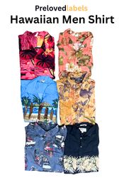 Pacote de Camisas Hawaiianas Vintage Masculinas