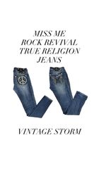 Miss Me Rock Revival True Religion Jeans