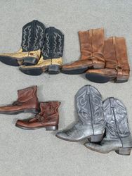 HD1137 Vintage Cowboy Boots