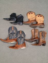 JD1135 Vintage Cowboy Boots