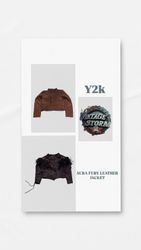 Y2K Aura Fury Leather Jackets