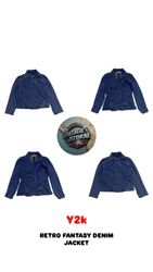 Y2K Retro Fantasy Denimjacken