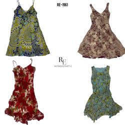 Vestidos de Verão Floral Y2K Mix (RE-1961)