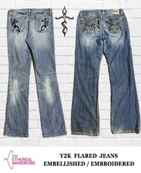 Y2K Lowrise Bell-bottom / Bootcut Jeans