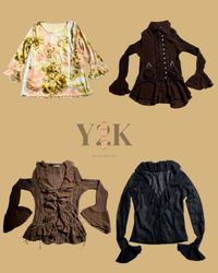 Y2k shirts tops (YV-273)