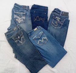 IQ0630 Y2k Retro Flare Jeans