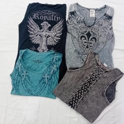 IQ0634 Y2k Grunge Baby Tees