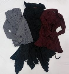 IQ0635 Y2K Ruffle Sweater