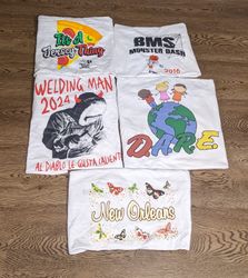 Camisetas blancas estampadas