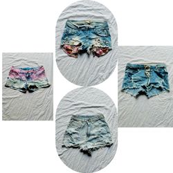 Y2K Denim-Mini-Shorts