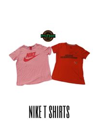Camisetas nike para hombres blancas y rojas