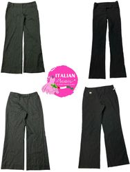 Y2K monochrome colours poly pant