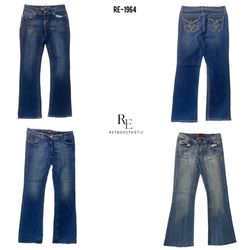 Jeans en denim Y2K IT Girl (RE-1564)