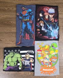 T-shirts imprimés avec des dessins animés