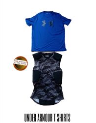 Under Armour T shirts and gameday Armour padded co..