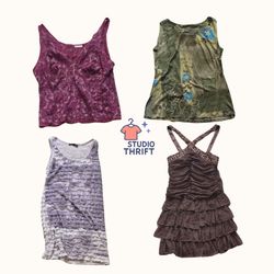 Conjunto de Top e Vestido Mini Fairycore Y2K