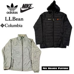 Authentic Mixed Brand Puffers | Nike, Adidas, Colu..